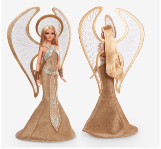 Bob Mackie Barbie Holiday Angel Doll