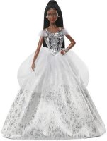 2021 Holiday Barbie Doll, Brunette BraidsBarbie Doll Styled by Celebrity Stylist Marni Senofonte