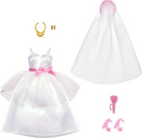 Barbie Clothes, Bridal Fashion Pack for Barbie Doll on Wedding Day