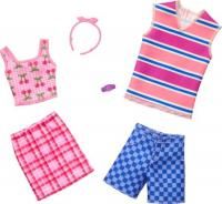 Barbie &Ken Dolls with 2 Complete Looks Cherry-Inspired Theme