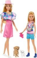 Barbie & Stacie Doll Set with 2 Pet Dogs