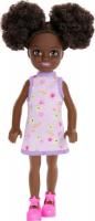 Barbie Chelsea Doll Purple Floral Dress