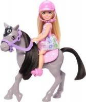 Barbie Chelsea Doll, Toy Horse Set