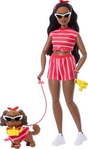 Barbie Twinning Looks Doll with Pet Dog
