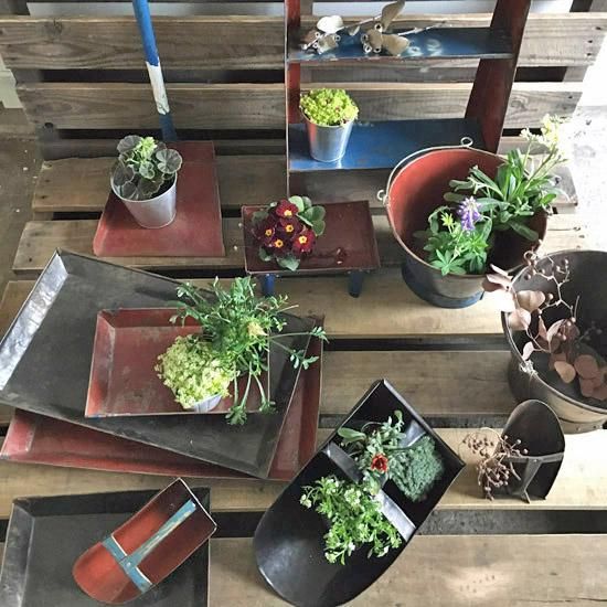 プランター 寄せ植え用 アイアン ドラム缶 再利用品 Sdgs Kmn 048 Ten Tin Doors テン ティン ドアーズ