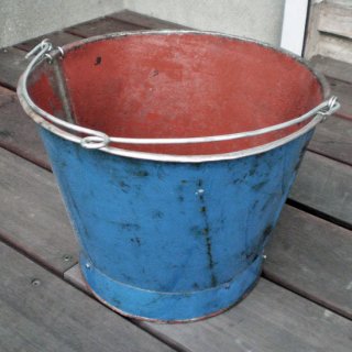 バケツ 鉢カバー / リサイクルアイアン素材 カラー2色 【SDGs】(KMN-045)