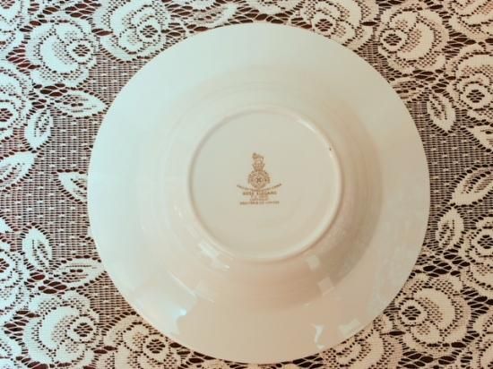 イギリスアンティーク ロイヤルドルトン ROSE ELEGANS スーププレート