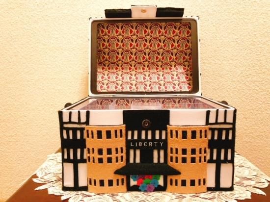 イギリス リバティ ソーイングボックス リバティ型 - featherfewhouse