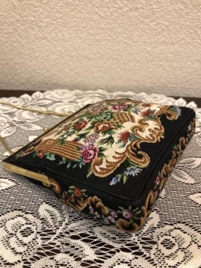 イギリス製、プチポアンバッグビィンテージ