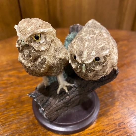 フランス フクロウ フィギュリンC - featherfewhouse フェザーフューハウス