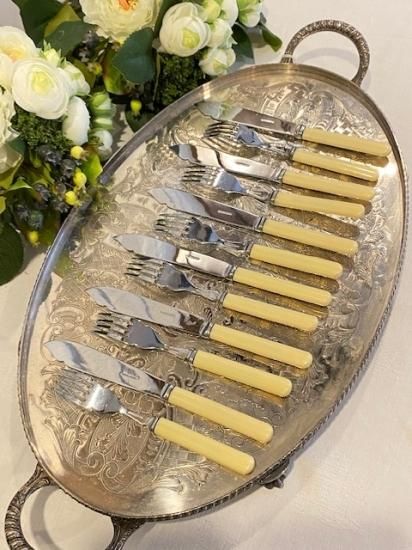 【Rockford】 薔薇のディナーナイフ / フォーク ROSEMARY Rockford】 薔薇のディナーナイフ / フォーク ROSEMARY