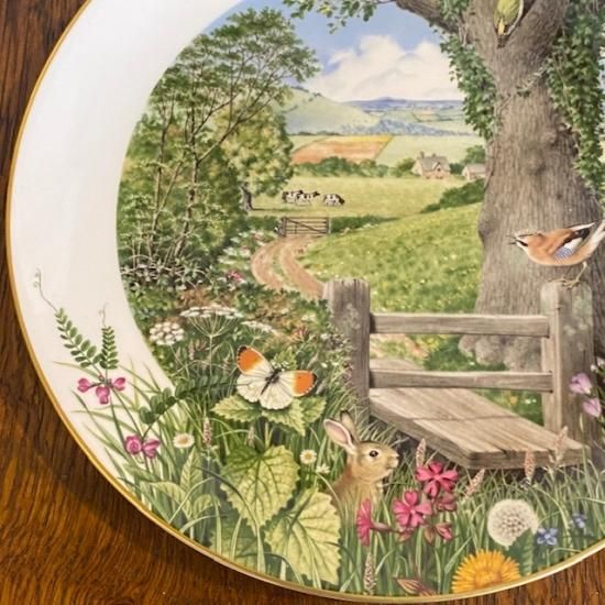 イギリス ROYAL WORCESTER(ロイヤルウースター) A COUNTRY PATH イギリス ROYAL WORCESTER(ロイヤルウースター) A COUNTRY PATH