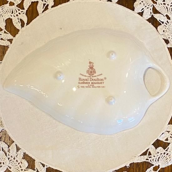 イギリス Royal Doulton(ロイヤルドルトン) SUMMER BOUQUET 小皿