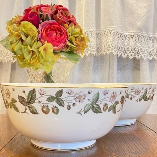 英国ウエッジウッド　ストロベリーヒルセット イギリス ヴィンテージ WEDGWOOD ウェッジウッド 「ストロベリー