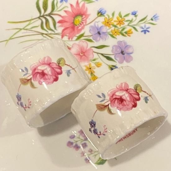 ストロベリーバスケット 3点セット Coalport コールポート Coalport