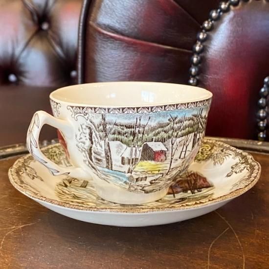 希少！イギリス製Johnson Bros orchard18点   ティーセット Yahoo!オークション -「ジョンソンブラザーズ」(食器) (キッチン