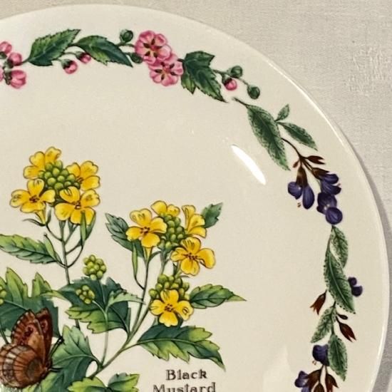 十九世紀イギリス ロイヤルウースター窯 金彩色絵草花花文花生