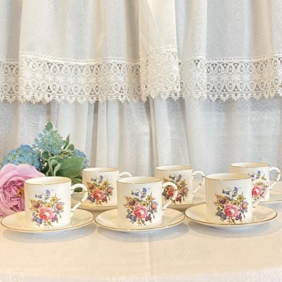 イギリス ROYAL WORCESTER(ロイヤルウースター) コーヒーカップ