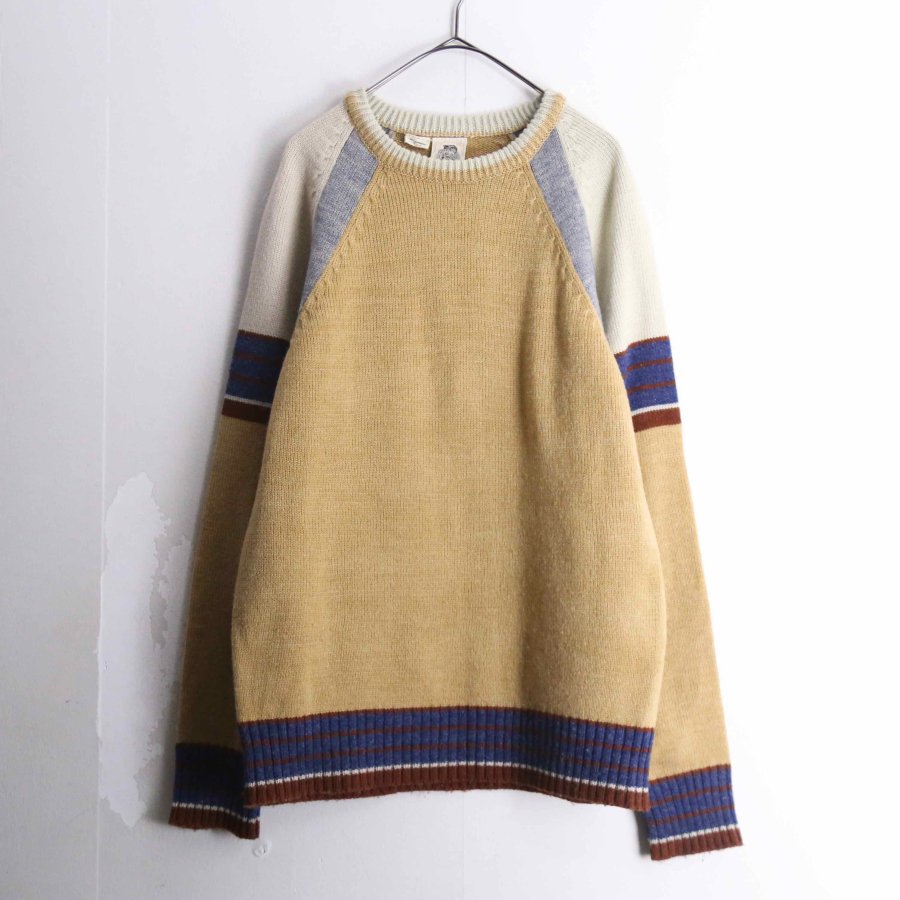【iot】70’s ”KENNINGTON” warm color acrylic knit