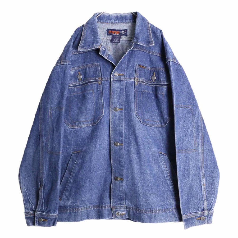 【RERE】 over size pocket design denim jacket 