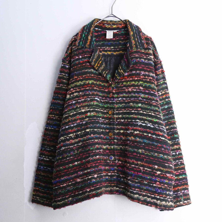 【iot】colorful embroidery design shirts jacket