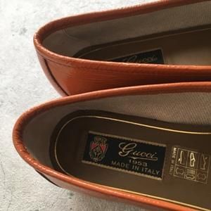 ヴィンテージ Gucci グッチ ホースビットローファー サイズ7 ダークブラウン Lamadri ラマドリオンラインショップ