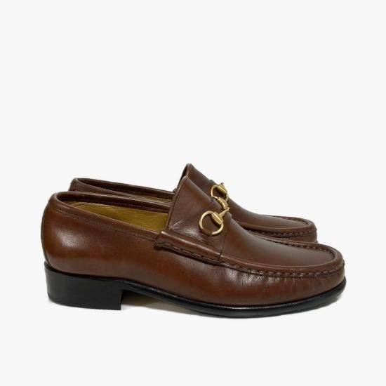 ヴィンテージ│GUCCI│グッチ│ビットローファー│ブラウン│サイズ37 ...