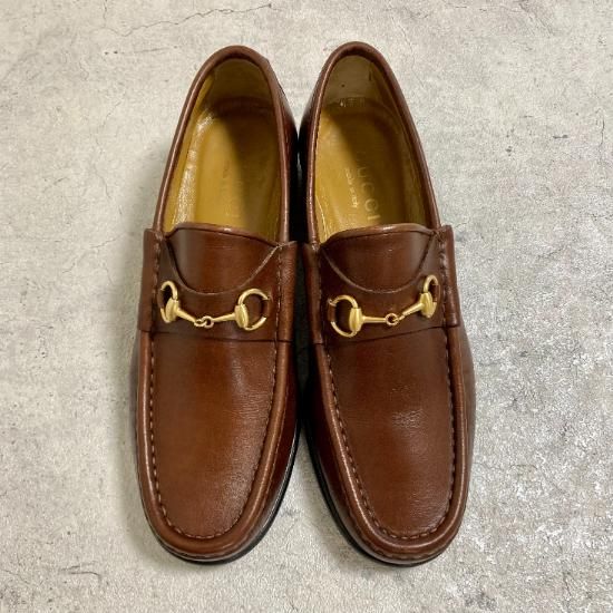 ヴィンテージ│GUCCI│グッチ│ビットローファー│ブラウン│サイズ37 ...