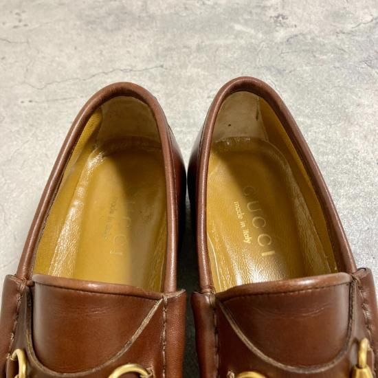 ヴィンテージ│GUCCI│グッチ│ビットローファー│ブラウン│サイズ37 ...