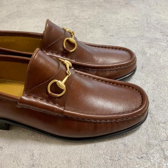 ヴィンテージ│GUCCI│グッチ│ビットローファー│ブラウン│サイズ37 ...