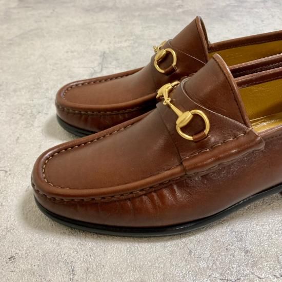 ヴィンテージ│GUCCI│グッチ│ビットローファー│ブラウン│サイズ37 ...