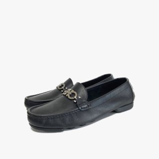 S.Ferragamo.loafers.black 8 1/2