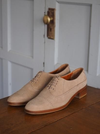 フェラガモ セミブローグ シューズ | GABIN BEIGE - lamadri vintage