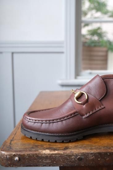 ヴィンテージ│GUCCI│グッチ│ビットローファー・ラグソール