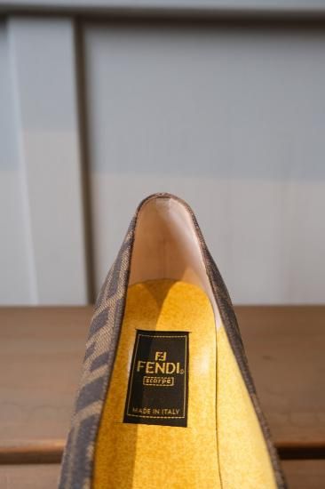 FENDI│フェンディ│ズッカ柄ヒールパンプス│ブラック│サイズ FENDI│フェンディ│ズッカ柄ヒールパンプス│ブラック│サイズ
