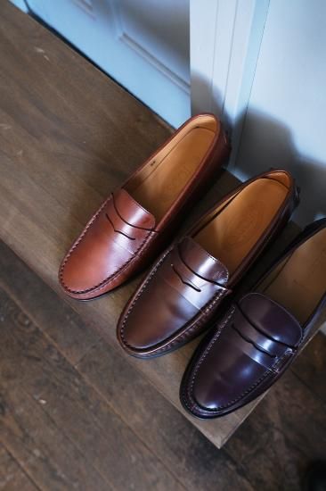 TODS コインローファー | ブラウン 38 - lamadri vintage onlineshop