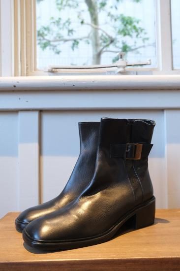 【美品】GUCCI レザーブーツ GUCCI ブーツ 37 | ブラック - lamadri vintage onlineshop