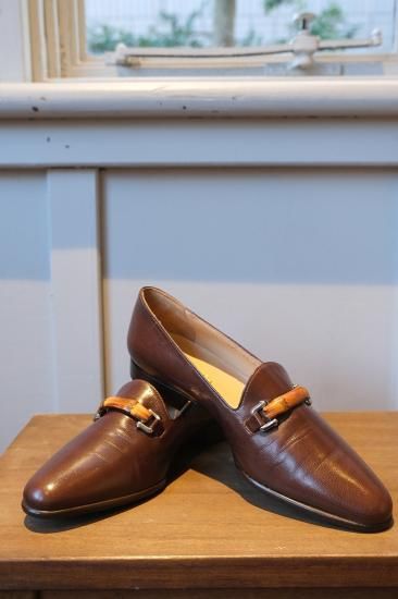GUCCI バンブーシューズ | ダークブラウン 37 - lamadri vintage GUCCI バンブーシューズ | ダークブラウン 37 - lamadri vintage