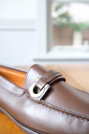 サルヴァトーレフェラガモ ローファー | ダークブラウン | 25.5cm