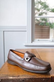 S.Ferragamo.loufers.brown.7 1/2C