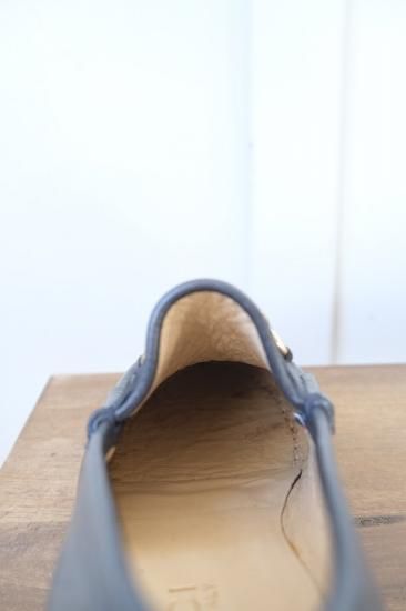 GUCCIホースビットローファー | ダークネイビー×ゴールド - lamadri