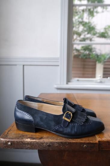 フェラガモ ERIC-2 ウィングチップ メダリオン レア 美品 ヴィンテージ フェラガモ ERIC-2 ウィングチップ メダリオン レア 美品 ヴィンテージ