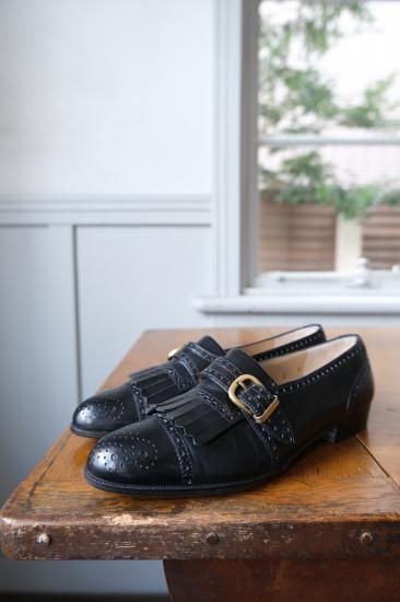 S.Ferragamo クワイレットローファー | ブラック - lamadri vintage