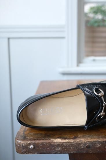GUCCI ホースビットローファー | ブラック×シルバー - lamadri vintage