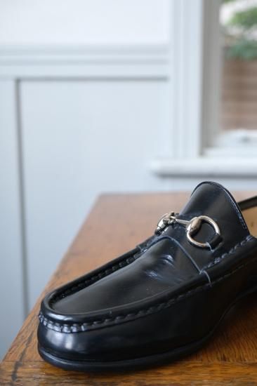 GUCCI ホースビットローファー | ブラック×シルバー - lamadri vintage
