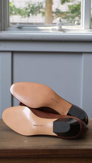 サルヴァトーレフェラガモ 6 1/2 パンプス ヴァラ 型押し ブラウン サルバトーレフェラガモ Salvatore Ferragamo パンプス ヴァラ