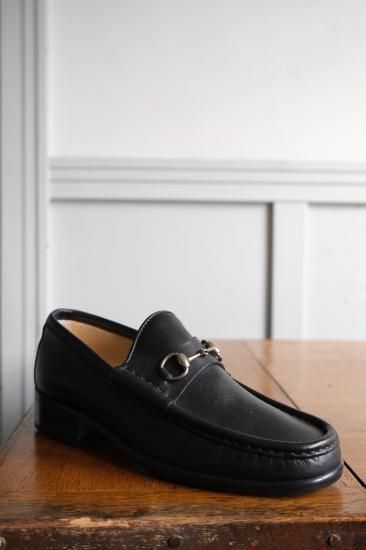 GUCCIローファー | ブラック×シルバー - lamadri vintage onlineshop