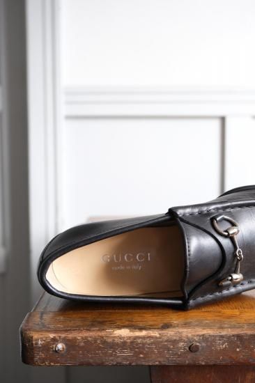 GUCCIローファー | ブラック×シルバー - lamadri vintage onlineshop
