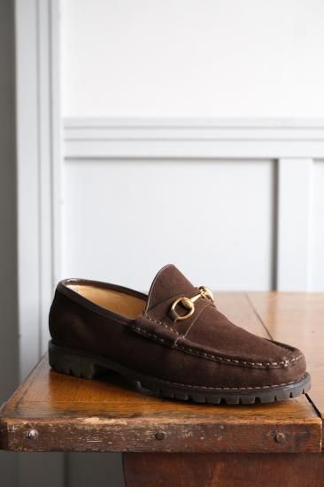 GUCCIダークブラウン ビットローファー　25.5〜26.0 総柄 GUCCIダークブラウン ビットローファー 25.5〜26.0 総柄 GUCCIダーク