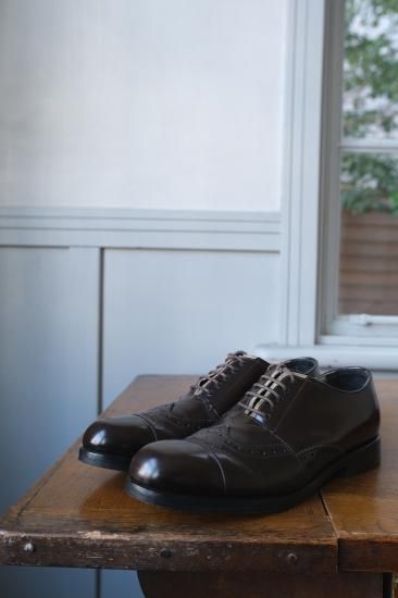 プラダ　ウイングチップ 中古・古着通販】PRADA (プラダ) ウィングチップシューズ ホワイト